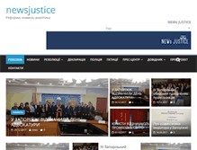 Tablet Screenshot of newsjustice.com